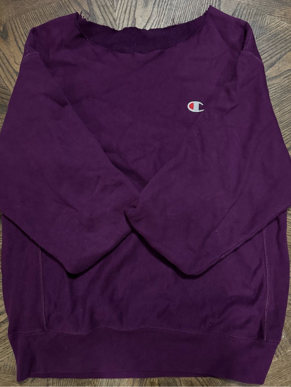 Champion Purple Crewneck Sweatshirt